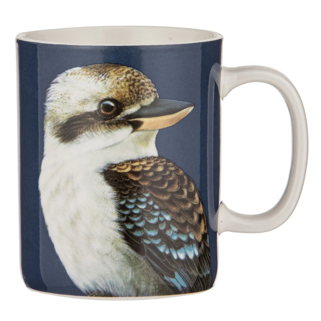 Ashdene Modern Birds Kookaburra Mug - 350ml - 11.5x8x10cm