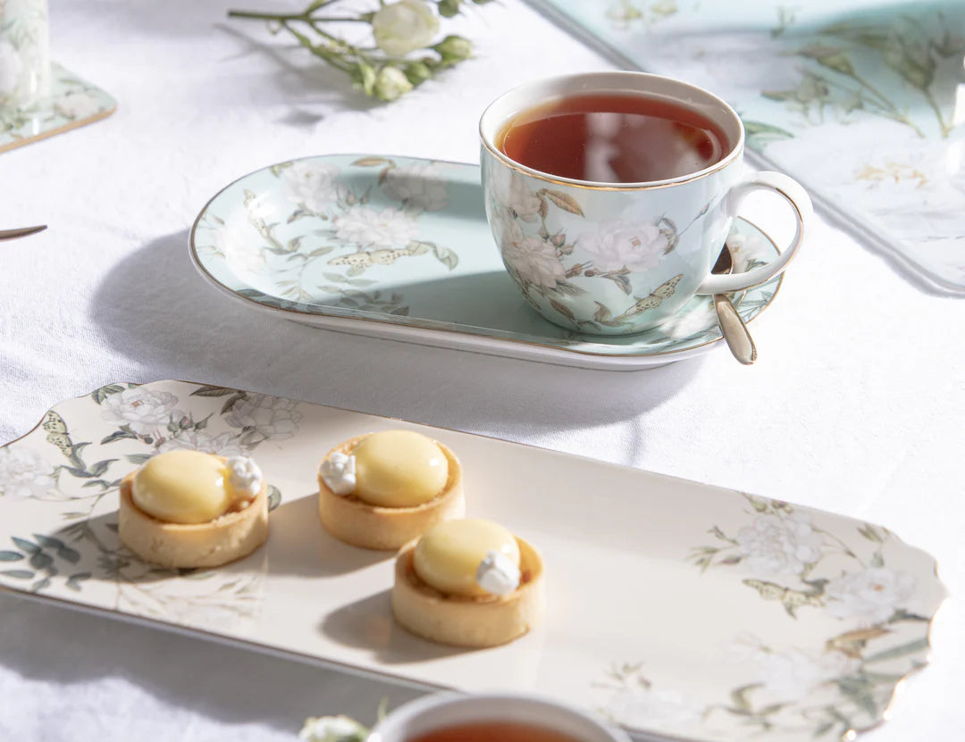 Ashdene Elegant Rose Mint Platter - 37x16.4x1.5cm