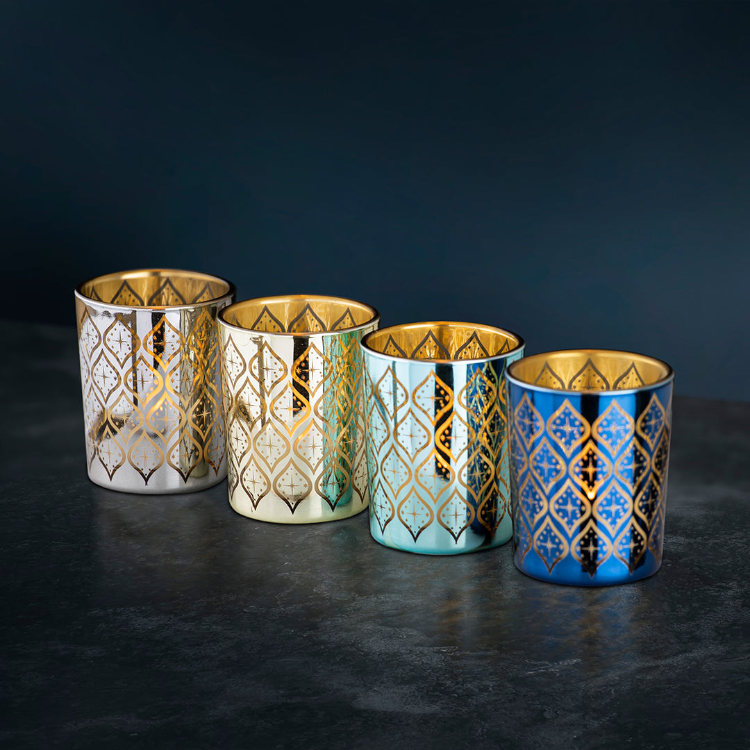 Tempa Estelle Tealight Holder 3 Piece Set - Silver