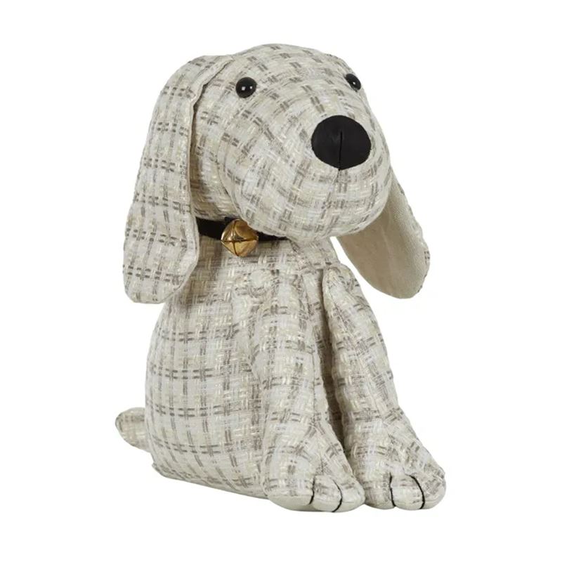 Casa Regalo Bruno Dog Door Stop 28x14x25cm - Taupe