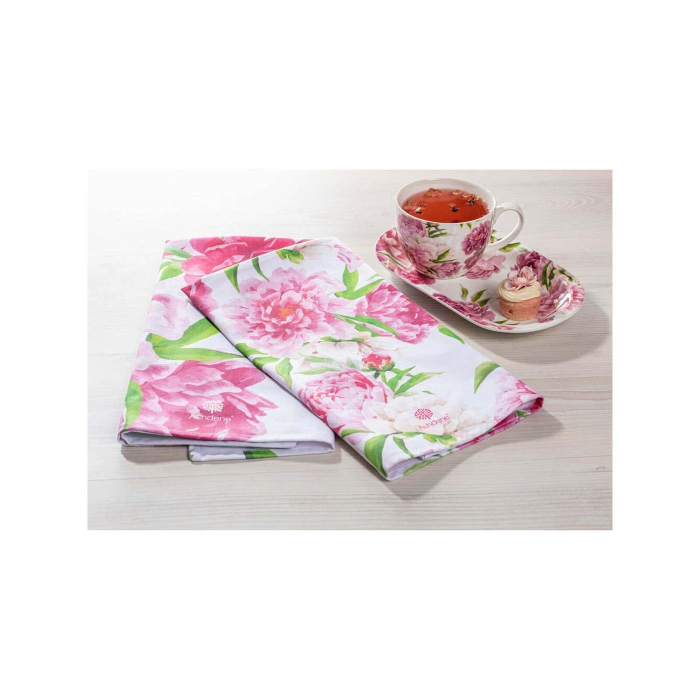 Ashdene Rose Delight Collection New Bone China 500ml Mug & Plate Set