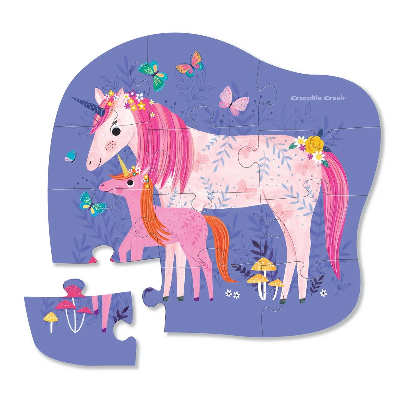 Crocodile Creek Children's Mini Puzzle - Unicorn Magic