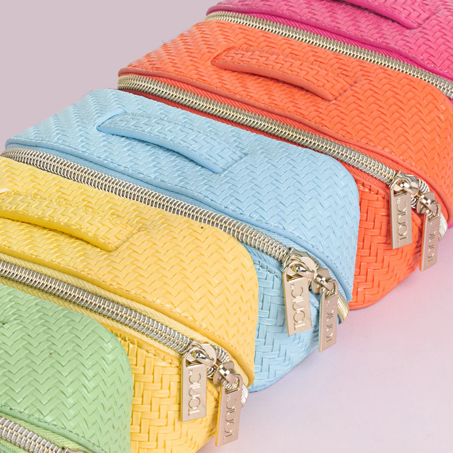 Tonic Australia Small Beauty Bag - Pistachio - 14x7x7cm