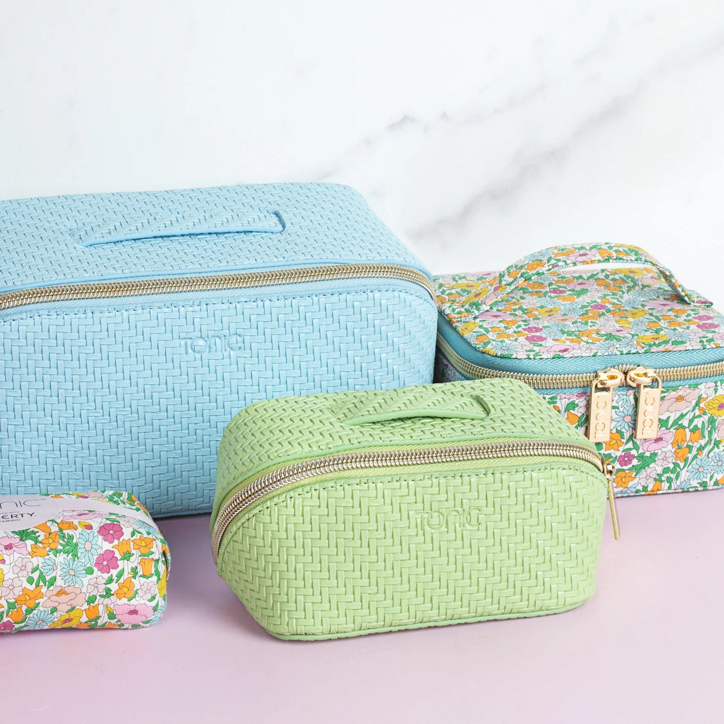 Tonic Australia Small Beauty Bag - Pistachio - 14x7x7cm