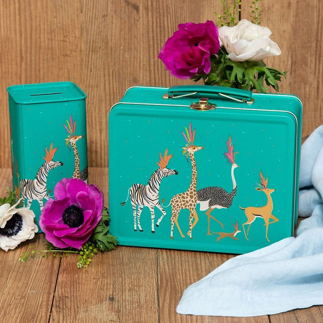 Sara Miller Animal Parade Money Box - 15x8cm