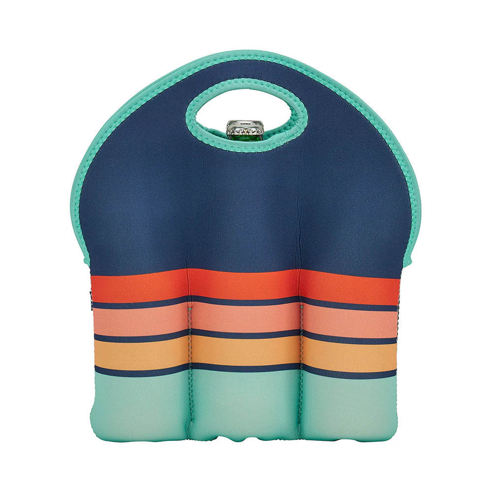 Annabel Trends Six Pack Neoprene Carrier - Navy Sunrise - 30x30cm