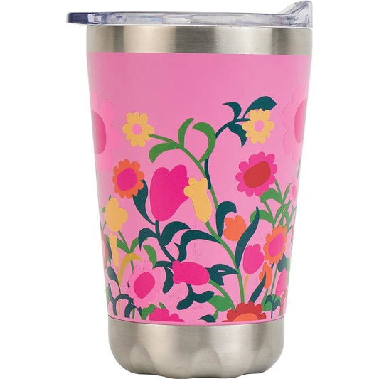 Annabel Trends Coffee Mug - Double Walled Stainless Steel  - Flower Patch