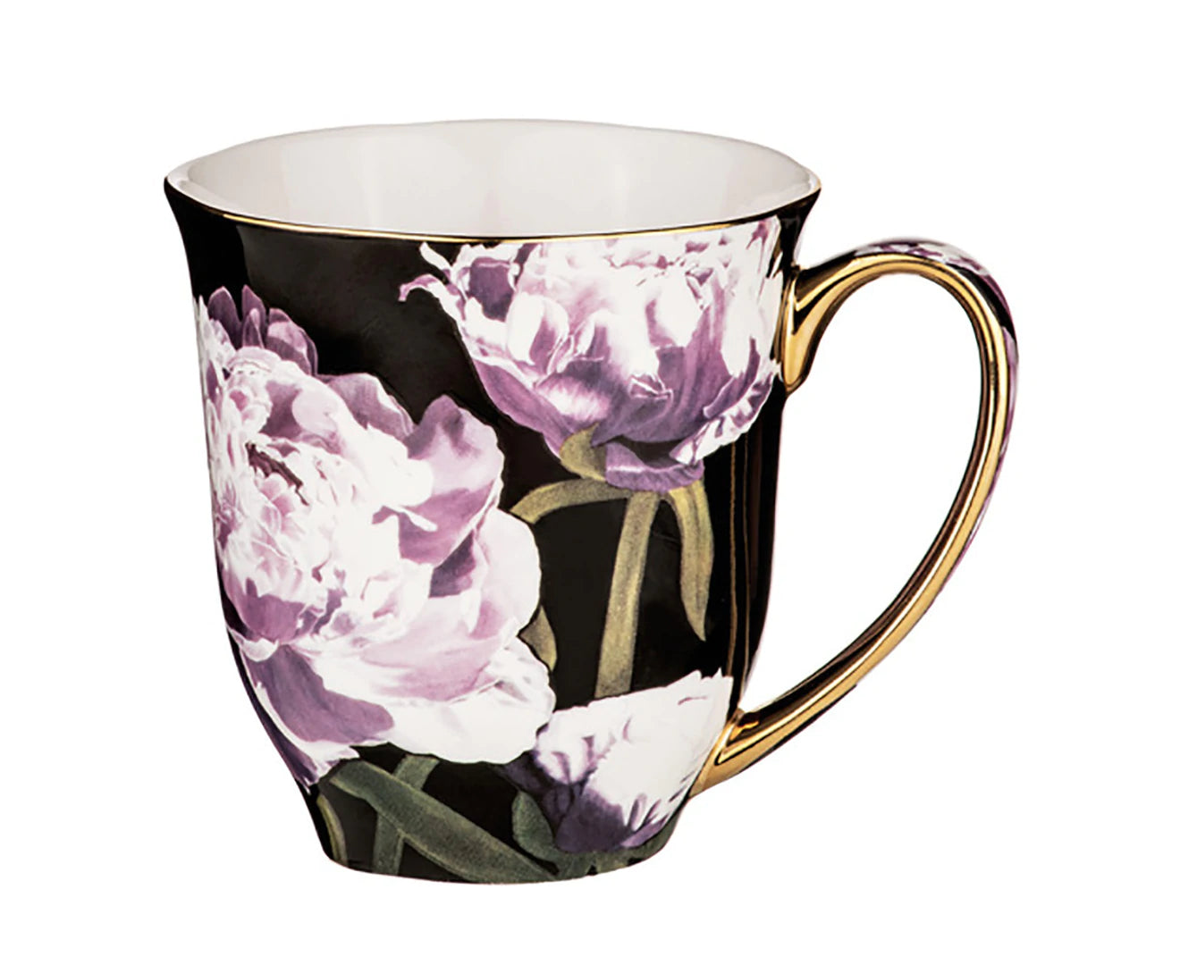 Ashdene Dark Florals Peony Mug