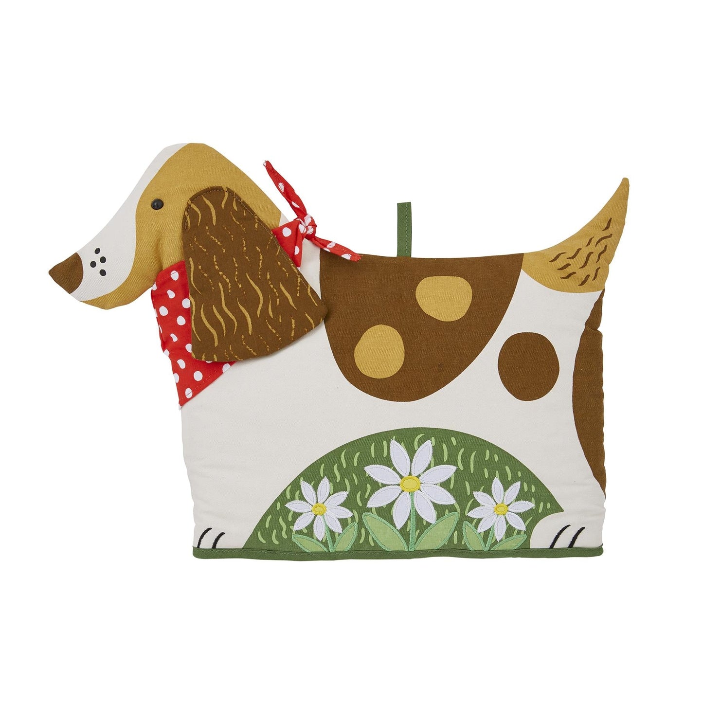 Ulster Weavers Daisy Dog Tea Cosy - Shaped One Size in Brown - 29 x 33 x 27cm