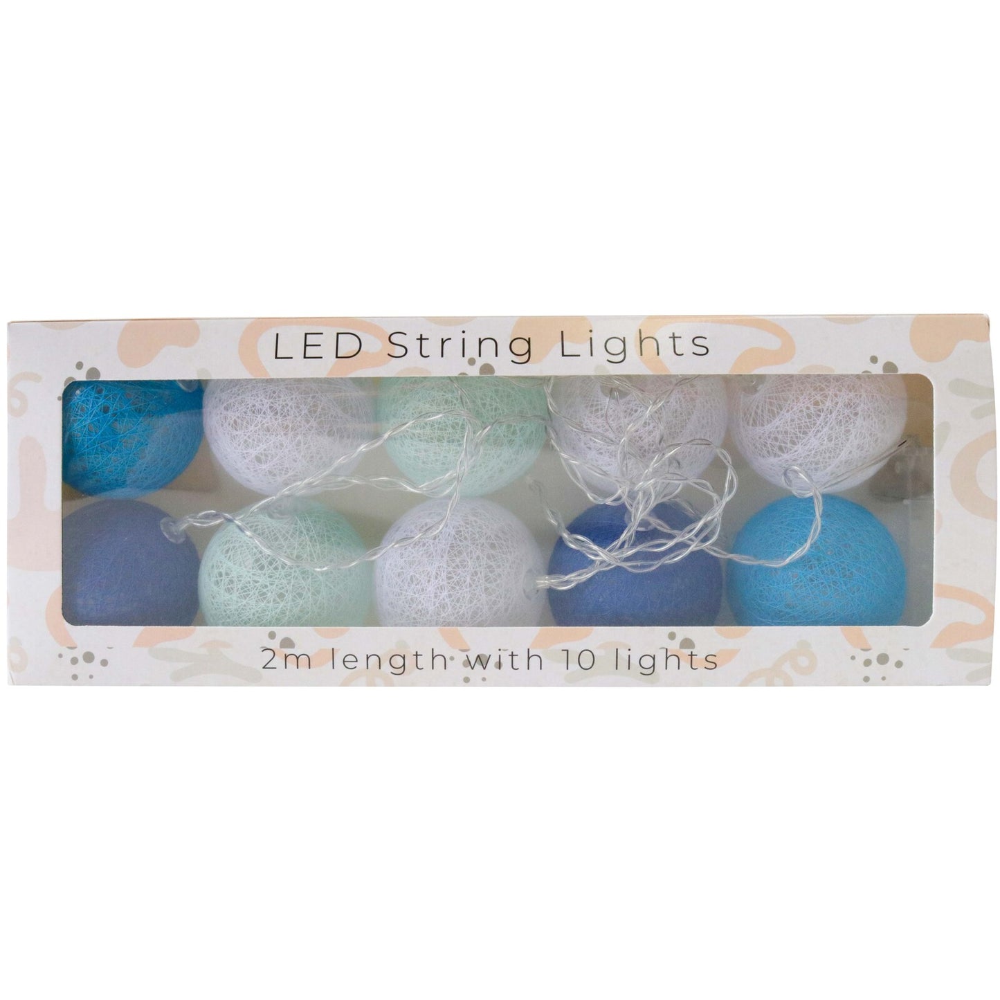 LED String Lights - 2m length with 10 lights