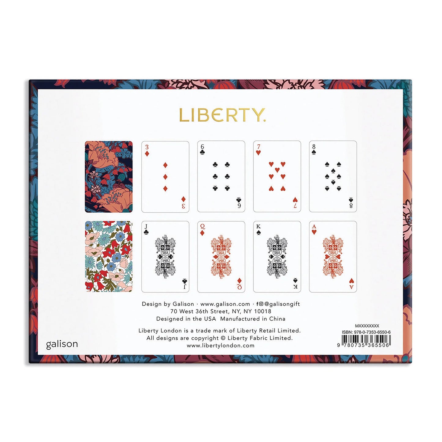 Liberty Playing Cards - Floral