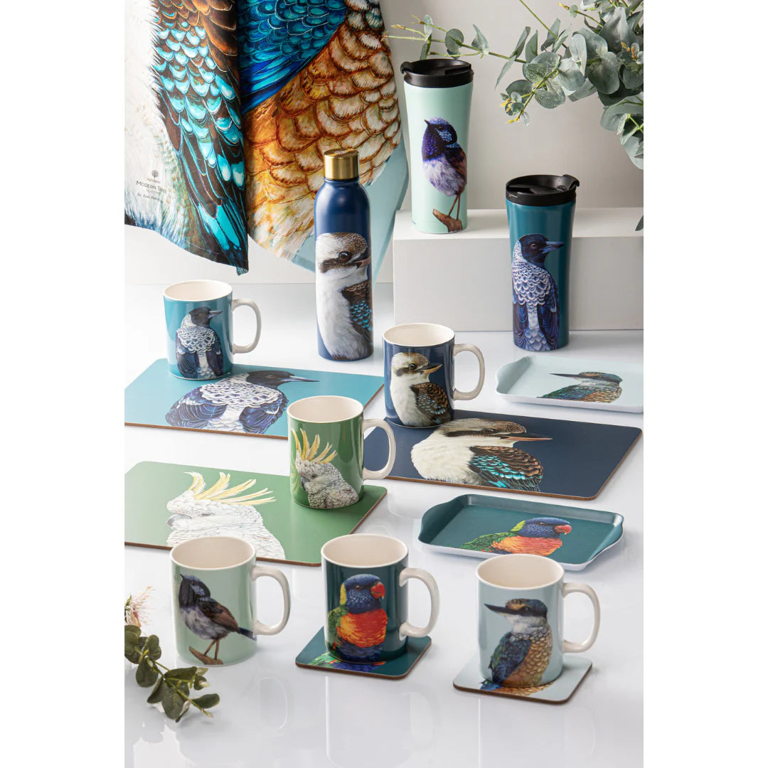 Ashdene Modern Birds Cockatoo Mug - 350ml - 11.5x8x10cm