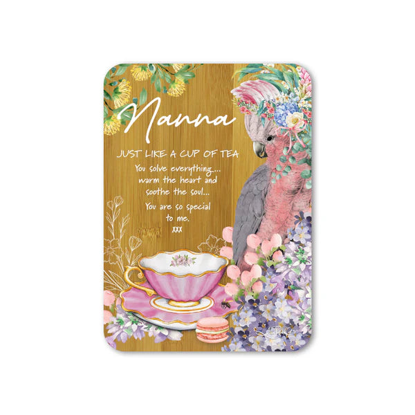 Lisa Pollock Bamboo Affirmation Plaque - Nanna - 13x18cm