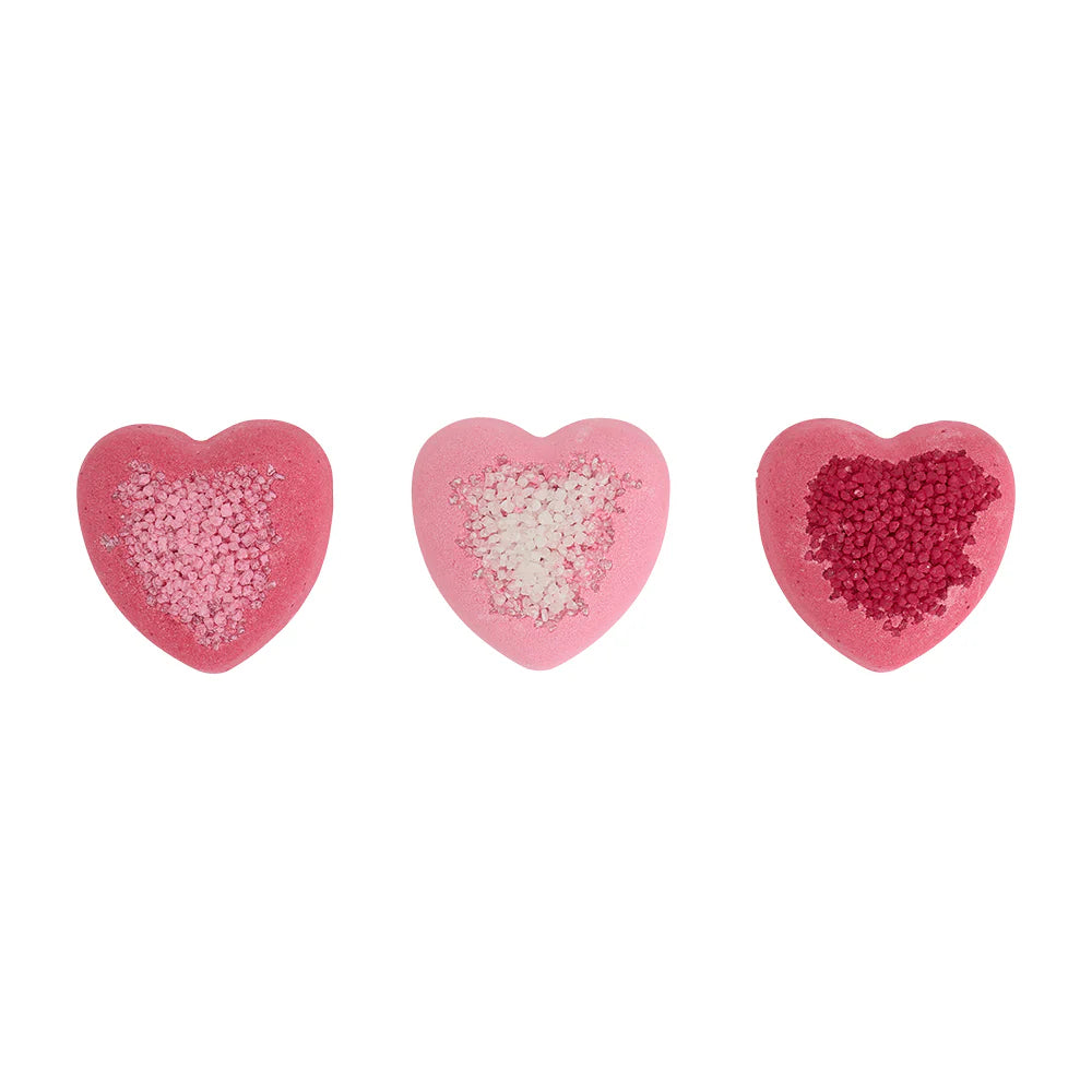 Annabel Trends 100g Bath Fizzers - Love Heart Set of 3 - 25.5x8x3cm