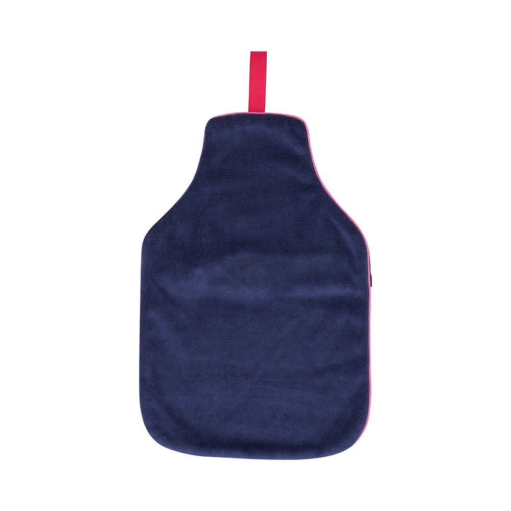 Annabel Trends Velvet Hot Water Bottle Cover - Cosy Luxe - Sapphire Blue - 37x23cm