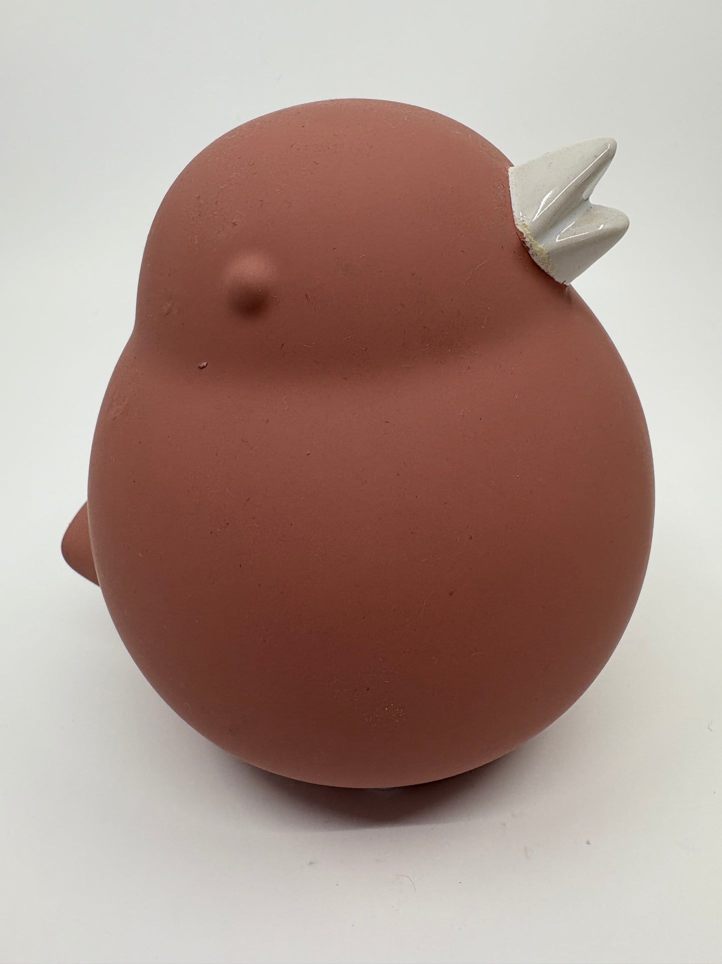 Coast to Coast Ceramic Bird - Pastel Red - 13x13x10cm