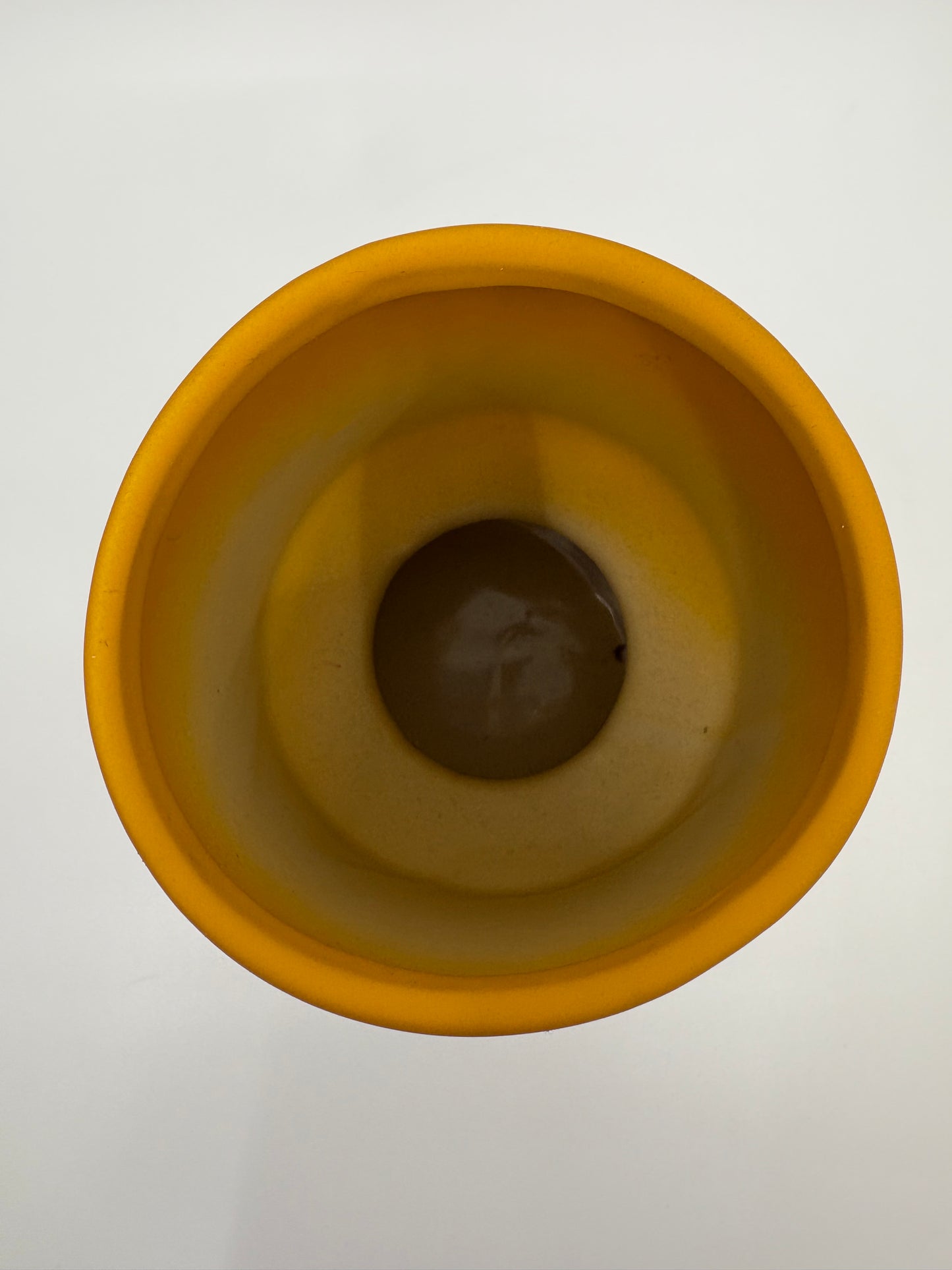 Orange Ceramic Vase - 10x20cm