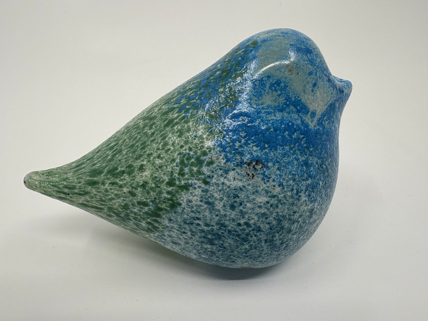 Pure Homewares Resin Bird - Blue and Green - 10x6x5cm