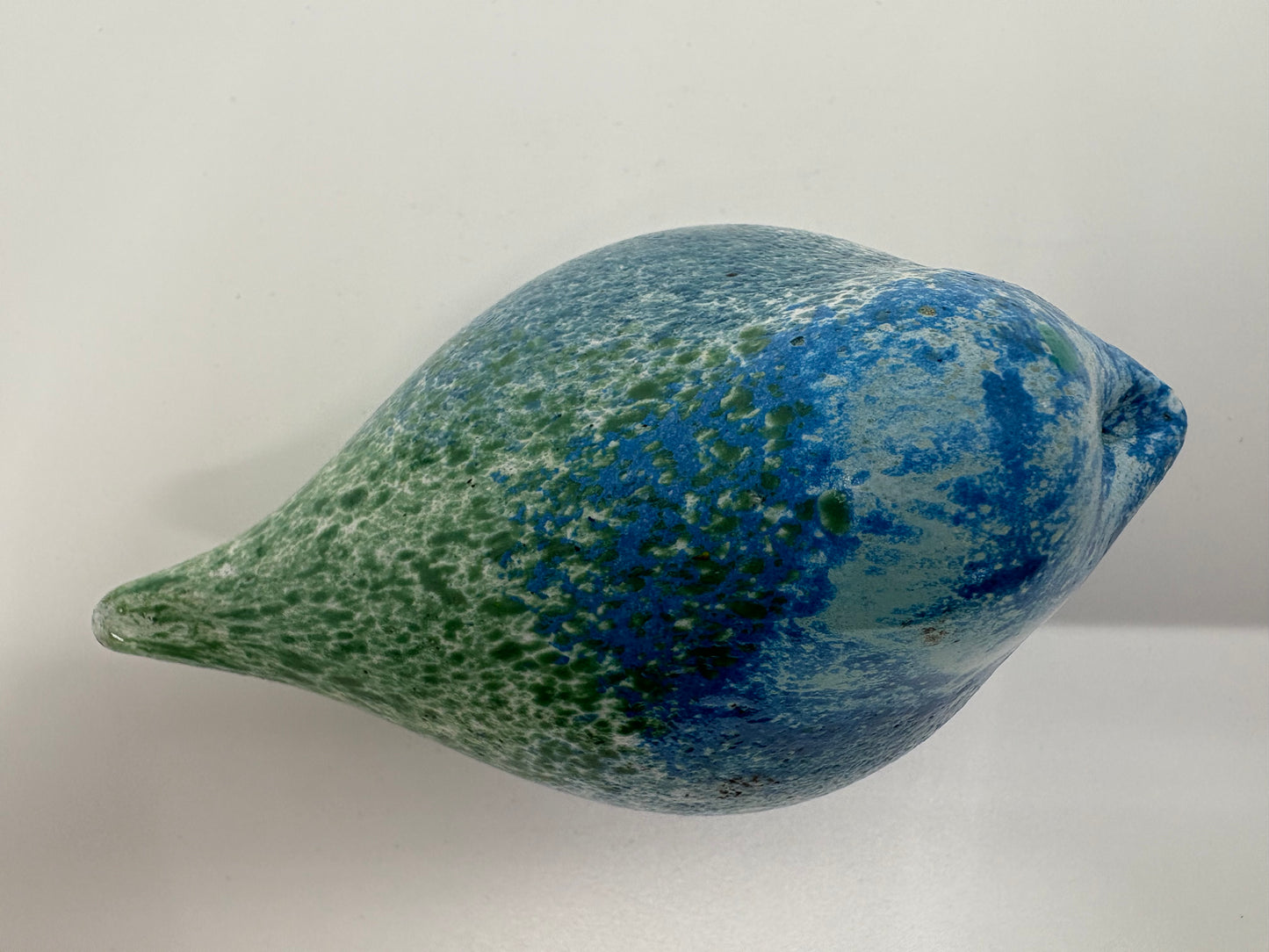 Pure Homewares Resin Bird - Blue and Green - 10x6x5cm