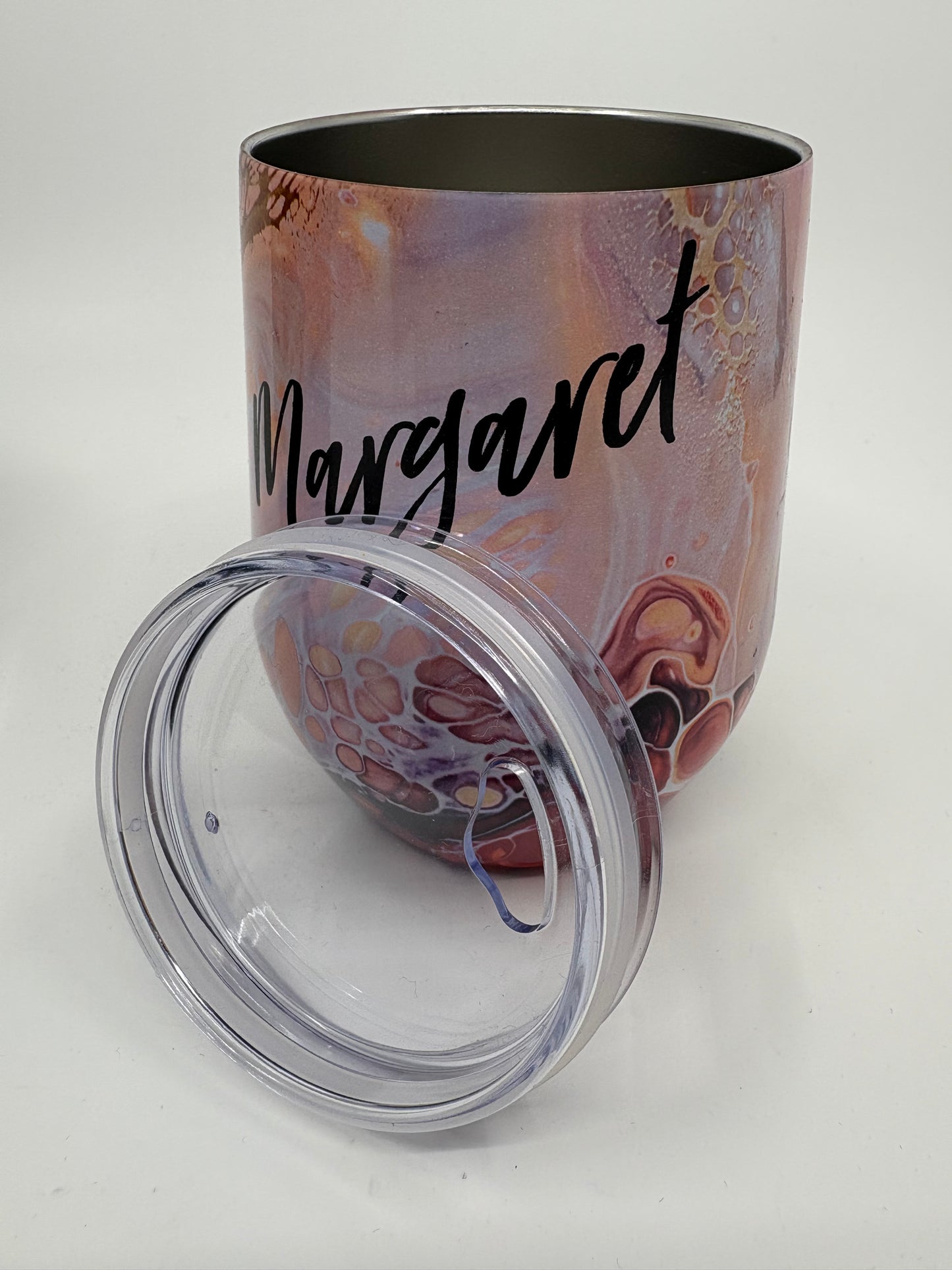 Lily & Mae On Cloud Wine Insulated Vacuum Sealed Stainless Steel Tumbler - Margaret - 350ml