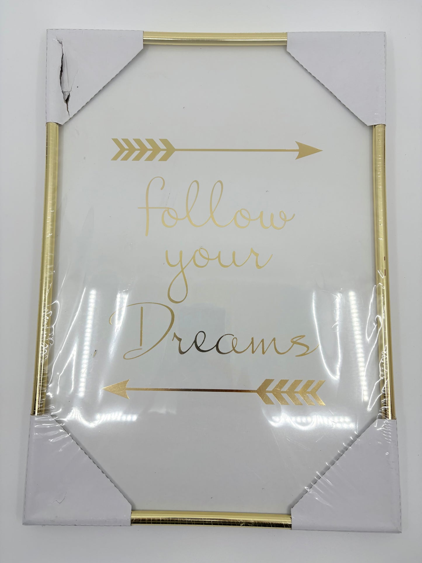 Follow Your Dreams Wall Decor Motivational Message