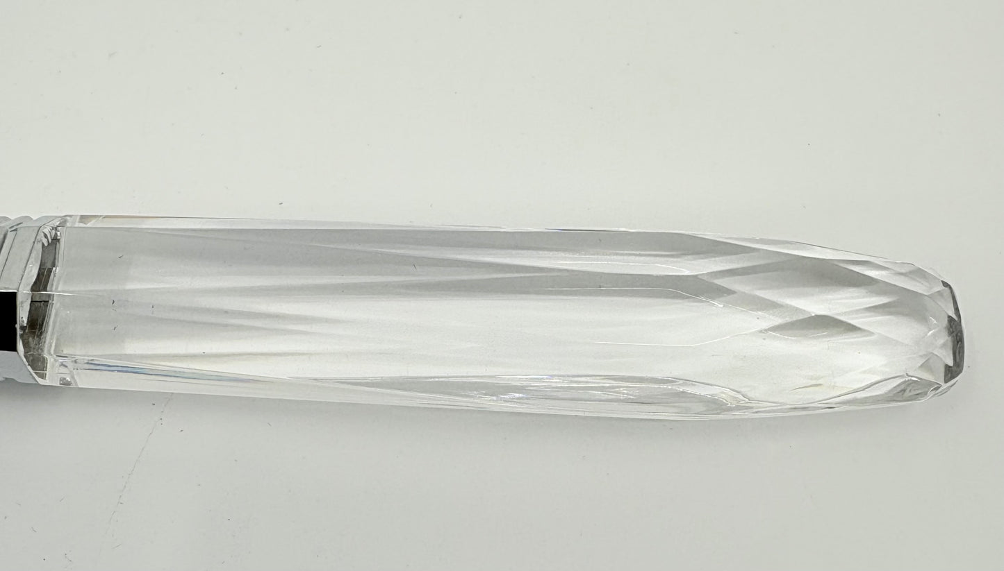 Faux Diamond Handle Salad Servers - 26cm