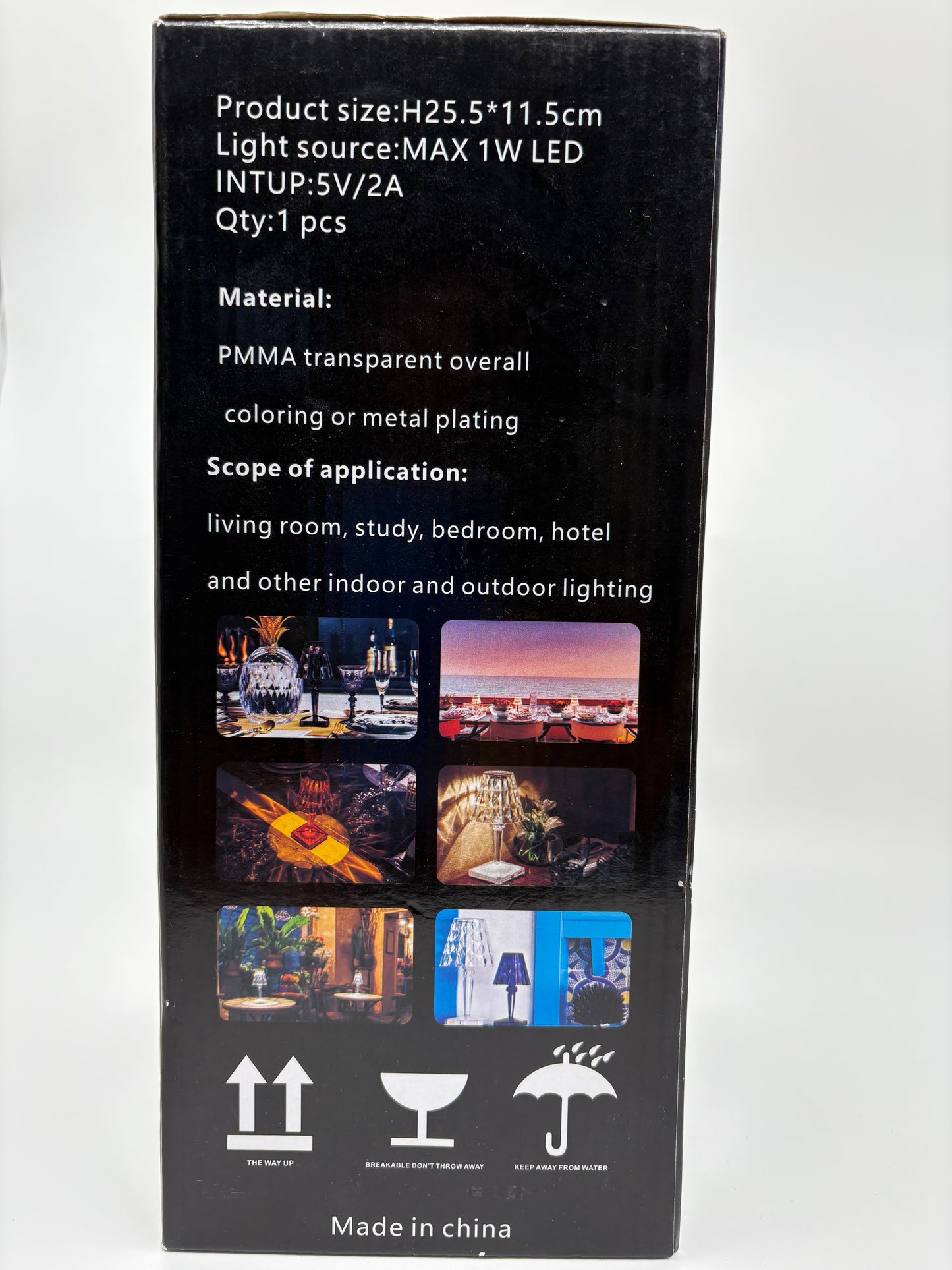I Love Ok Battery Lamp - 25.5x11.5cm