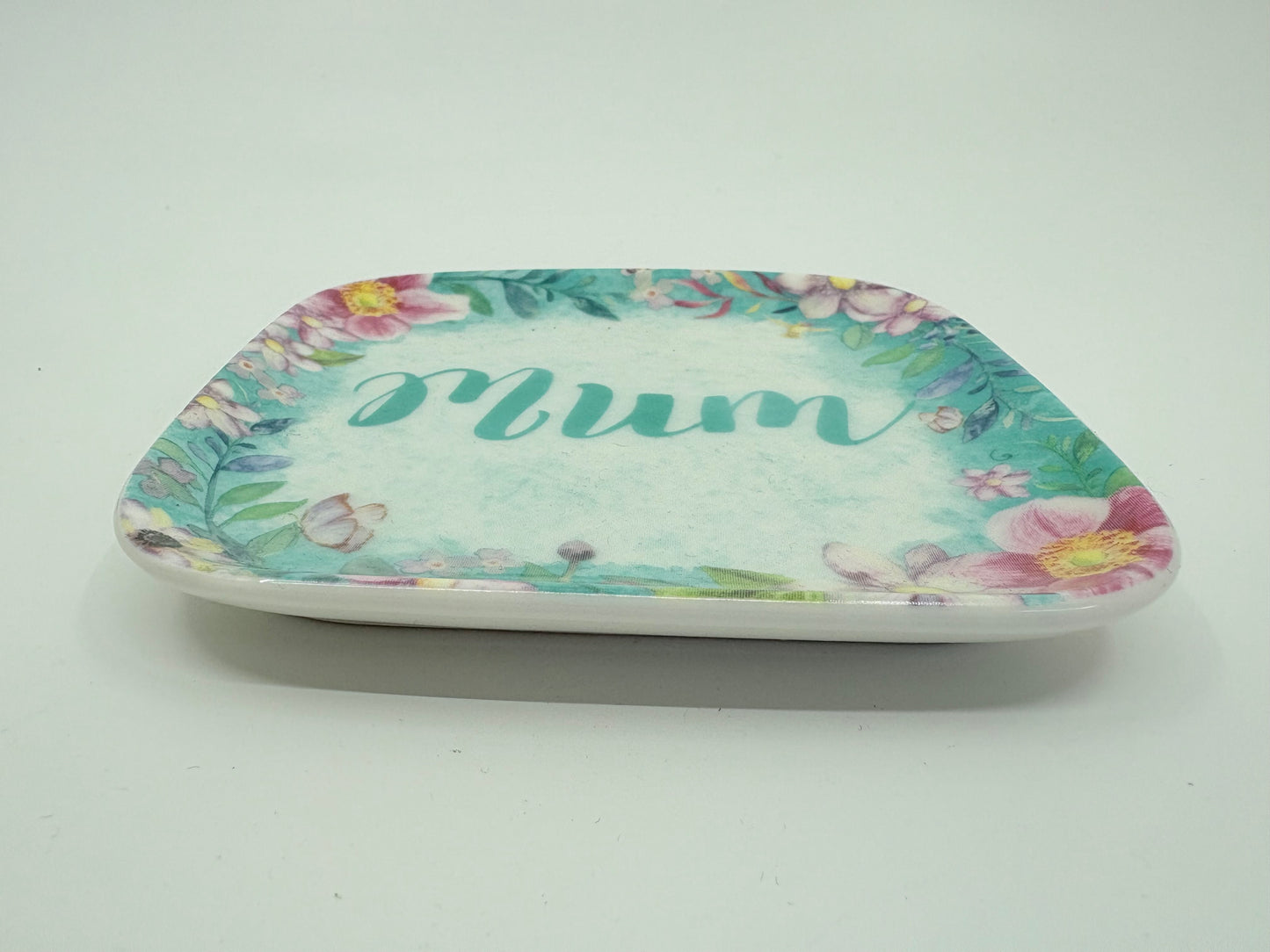 Ceramic Trinket Dish - Mum - 11.5x11.5cm