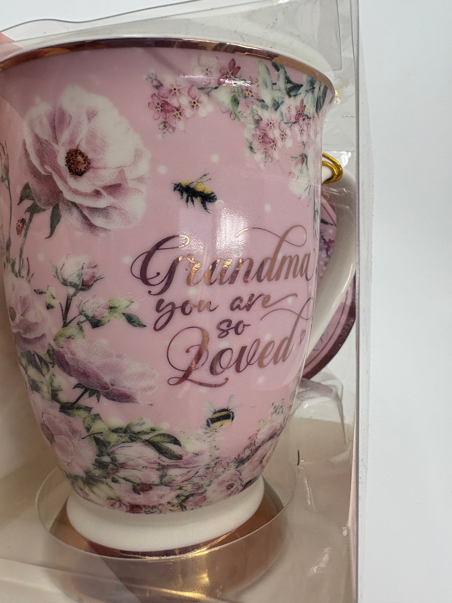 Grandma You Are So Loved 2 Pieced Gift Set - 360ml Mug and Coaster