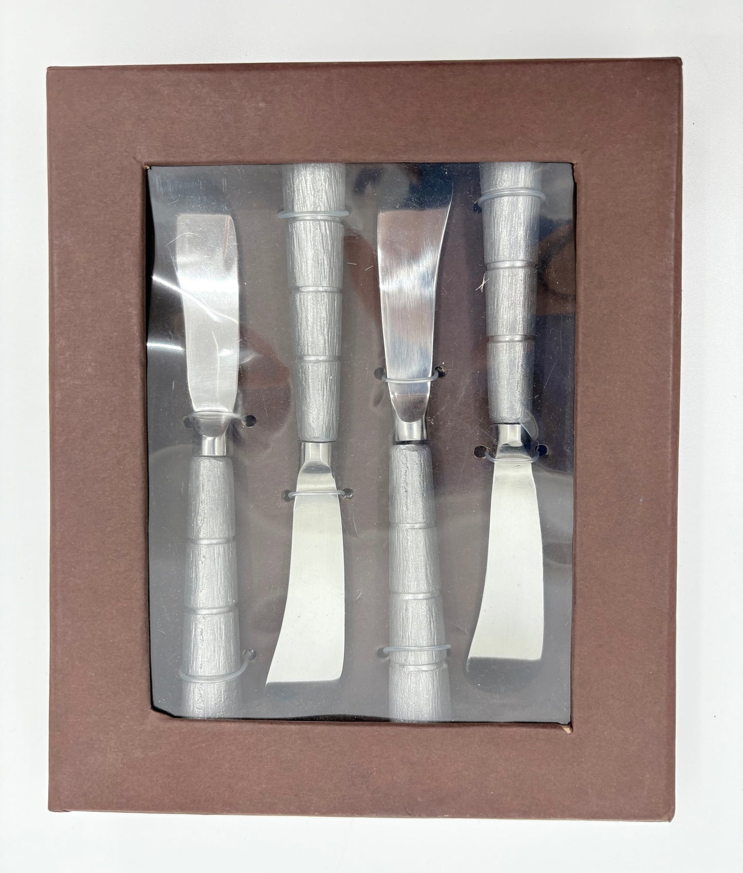 Silver Knives - Set of 4 - 16x2cm