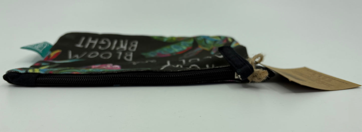 Michelle Allen Designs Canvas Look Makeup Pouch - Bloom Bright - 20x14cm
