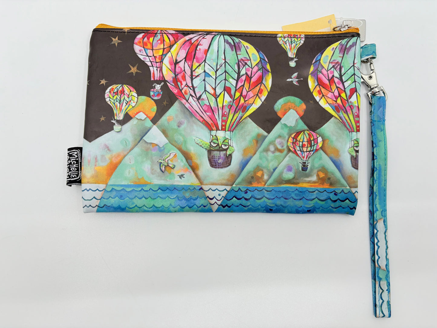 Allen Designs Wrist Purse - Air Balloons - 20x14cm