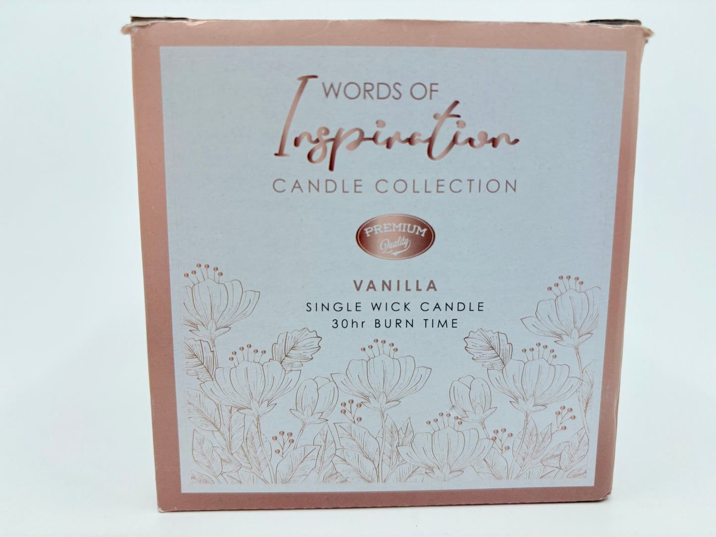 Landmark Words of Inspiration Candle Collection - Daughter - Vanilla Single Wick Candle