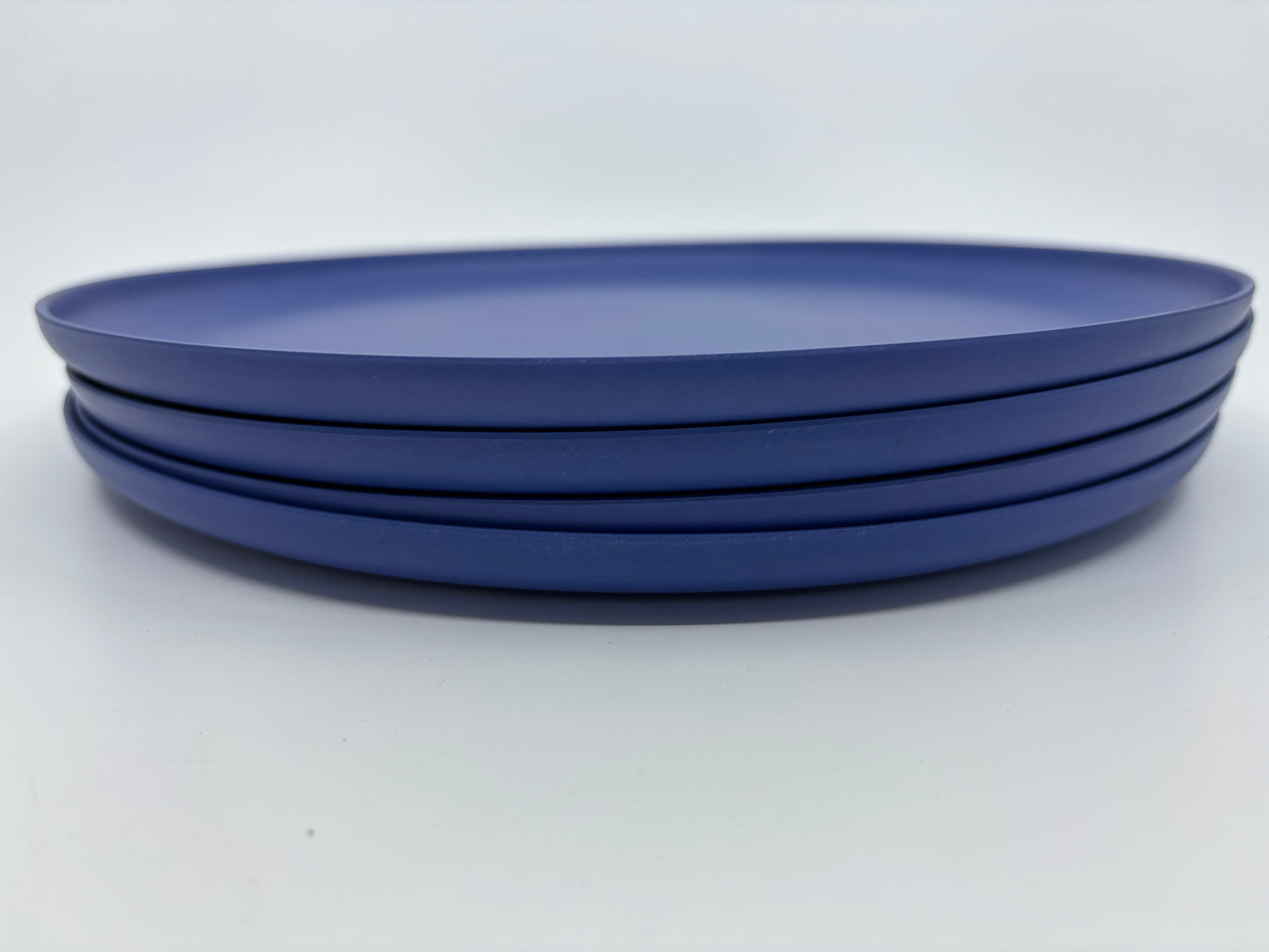 Porta Melamine Dinner Plates Gift Set - 4 Pack - Frankie Ocean Blue - 26x26x1.5cm