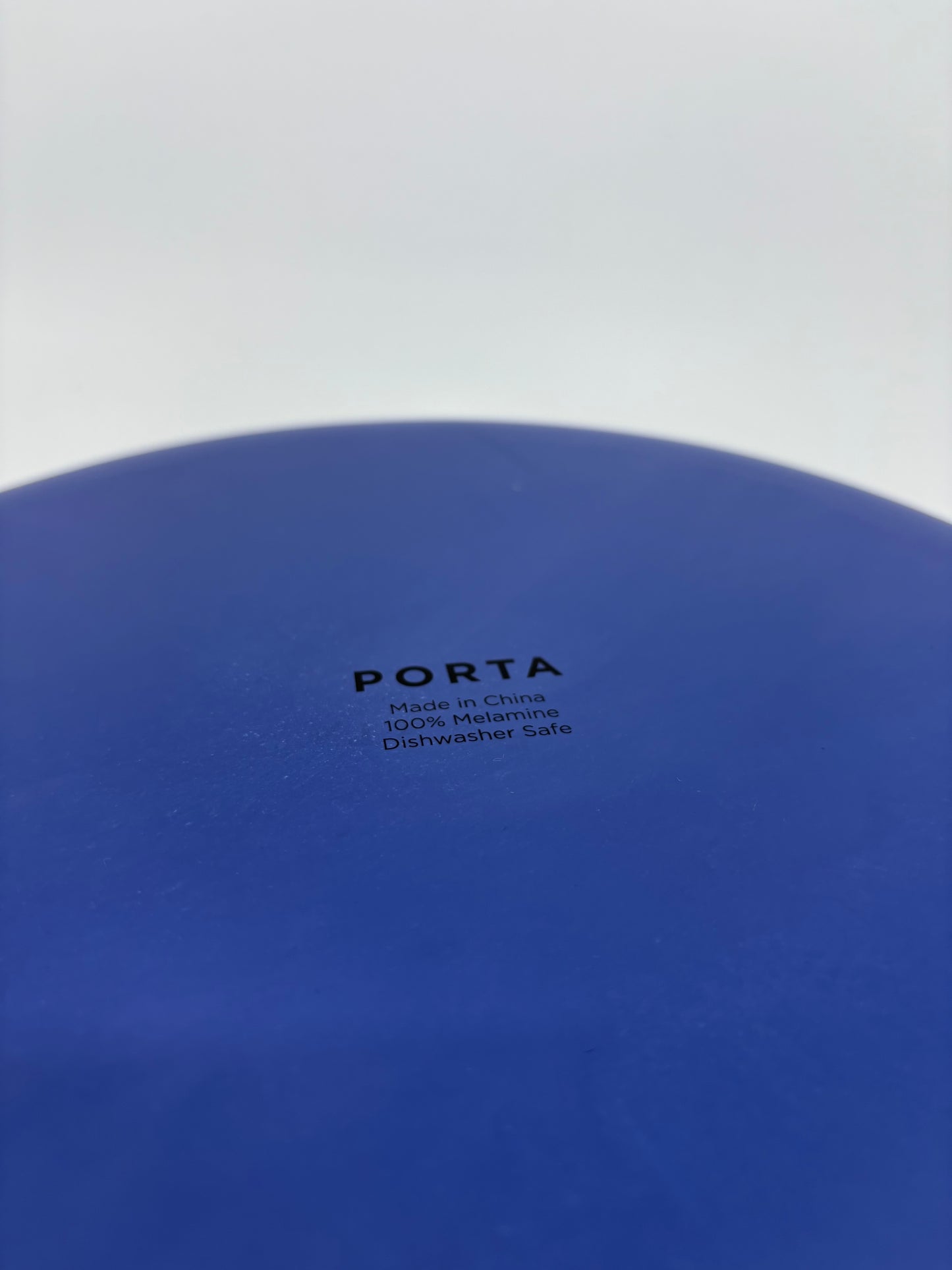 Porta Melamine Dinner Plates Gift Set - 4 Pack - Frankie Ocean Blue - 26x26x1.5cm