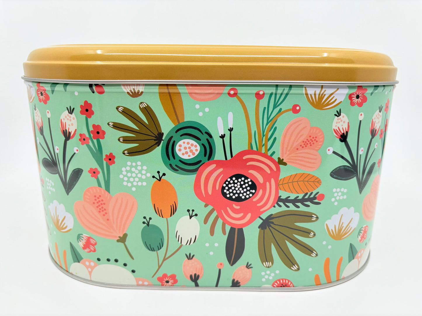 Lavida Tin Containers - Set of 2 - 25x16x14cm and 22x14x12cm