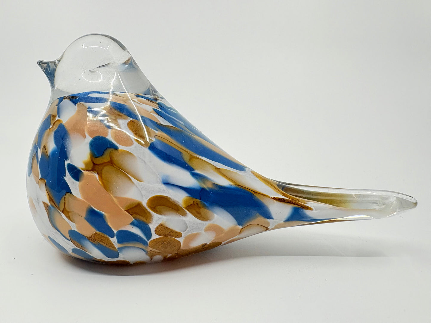 Coast to Coast Glass Bird - Multicolour - 15x7cm
