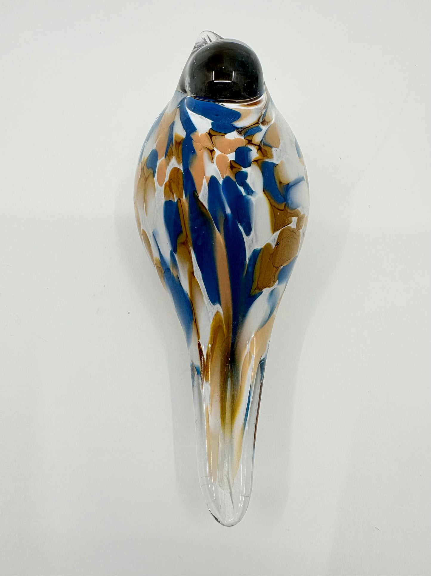 Coast to Coast Glass Bird - Multicolour - 15x7cm