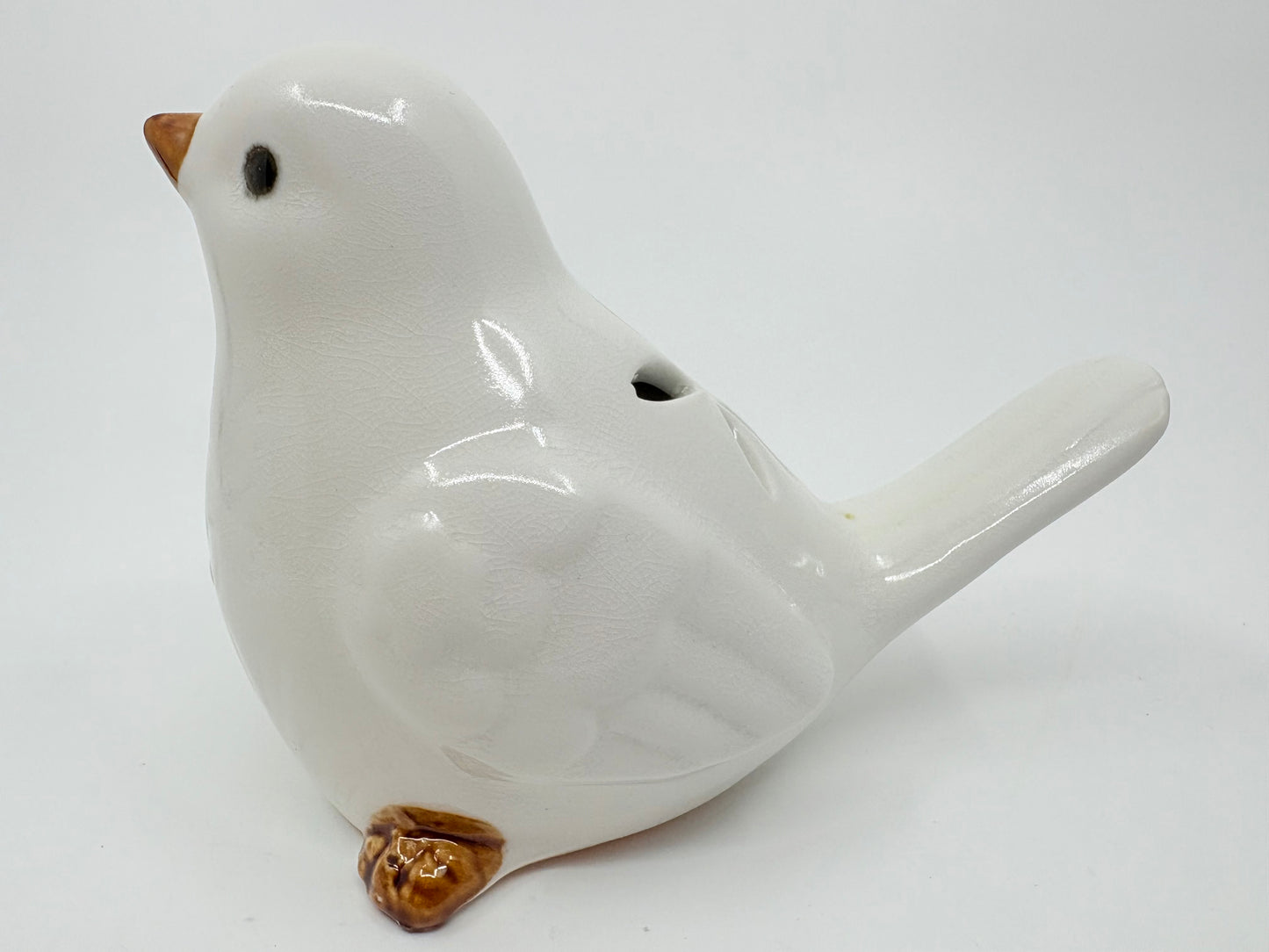 Get Posh White Ceramic Bird - 15x9cm
