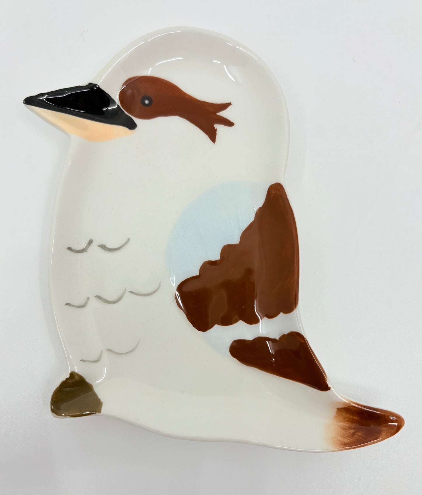 Aussie Mates Ceramic Kookaburra Trinket Dish - 16x13x2cm