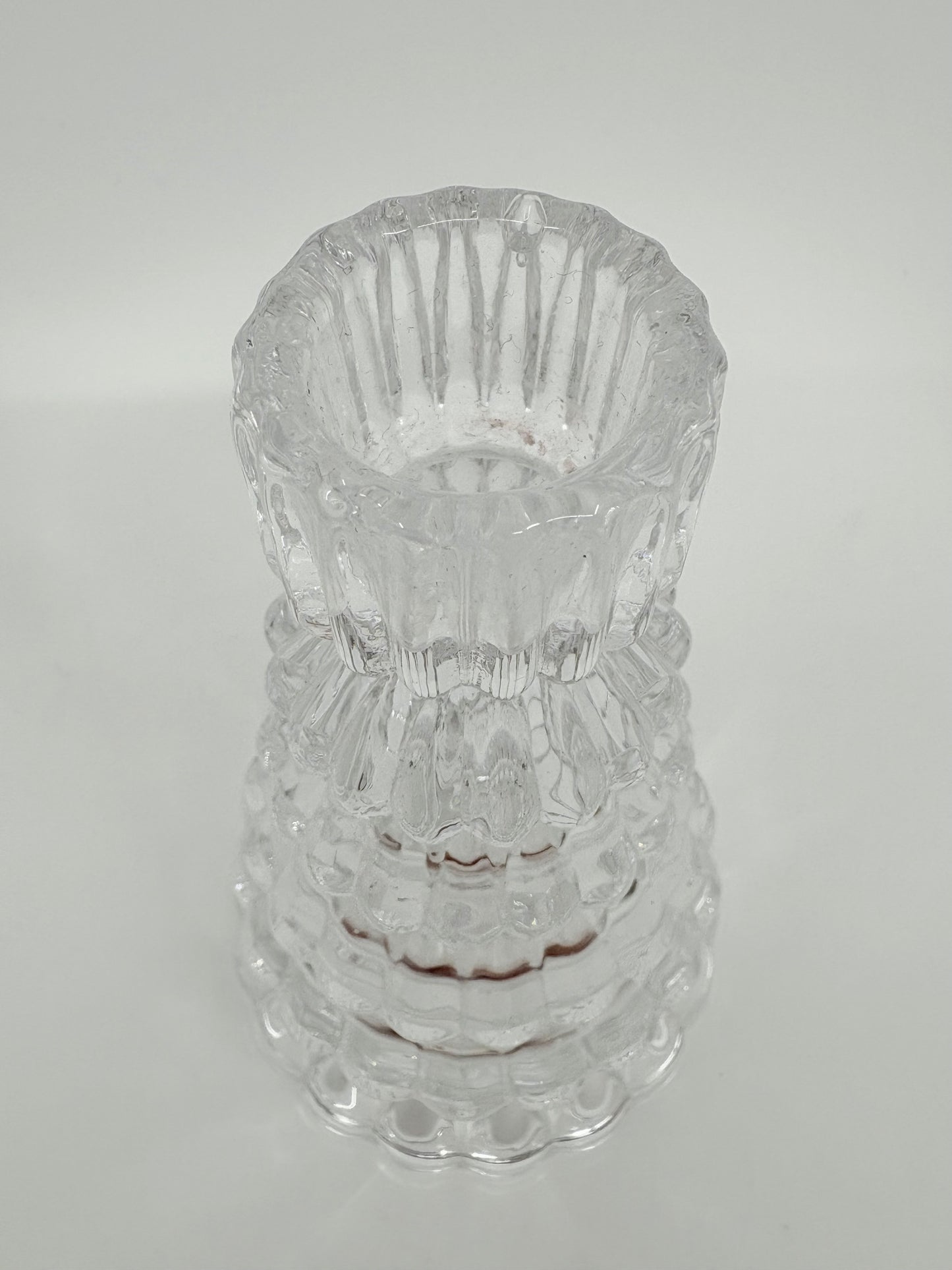 Glass Candle Holder - 14x9cm