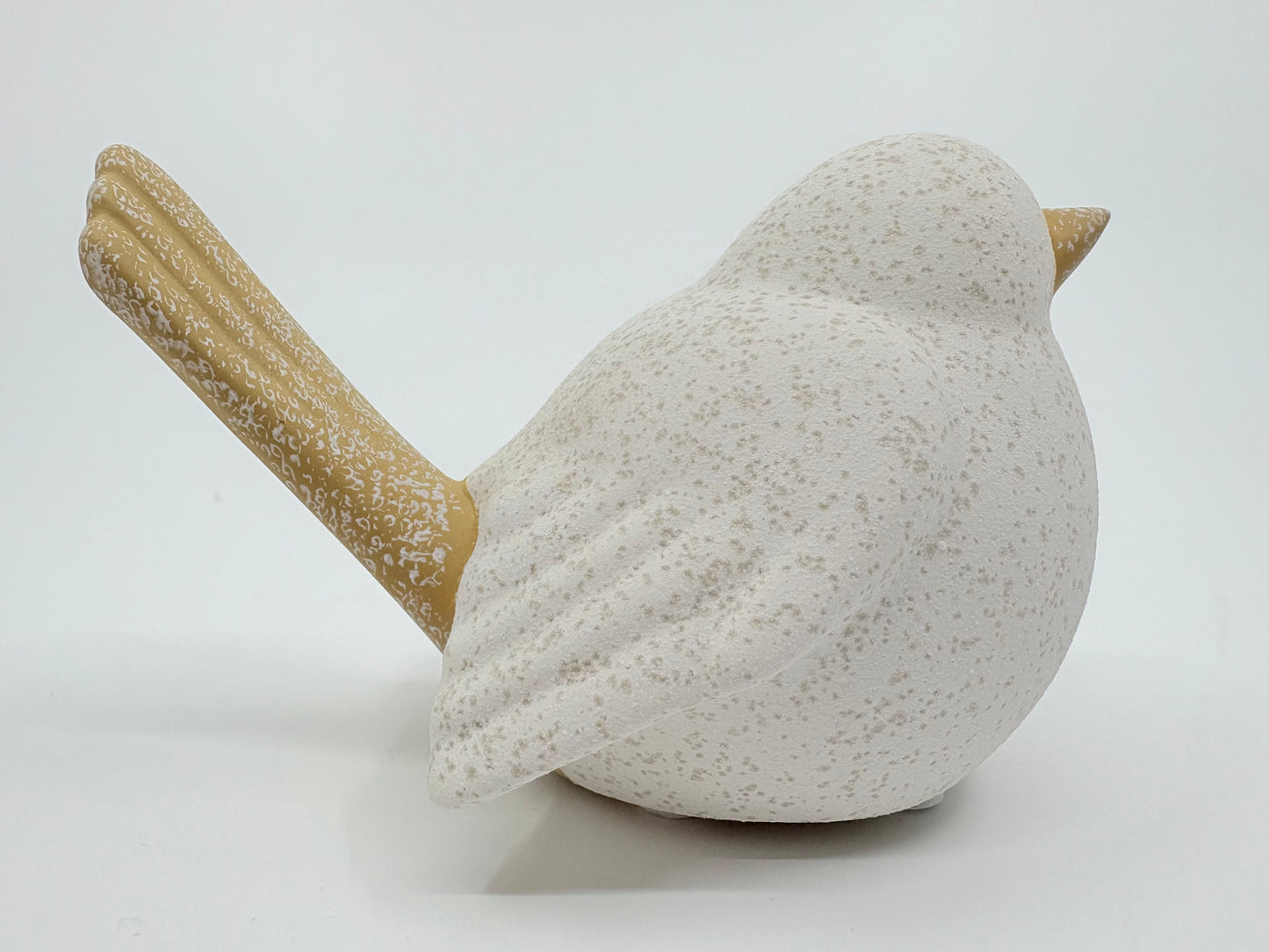 Urban Products Jenna Bird Ornament - Mustard & Sand - 8x13cm