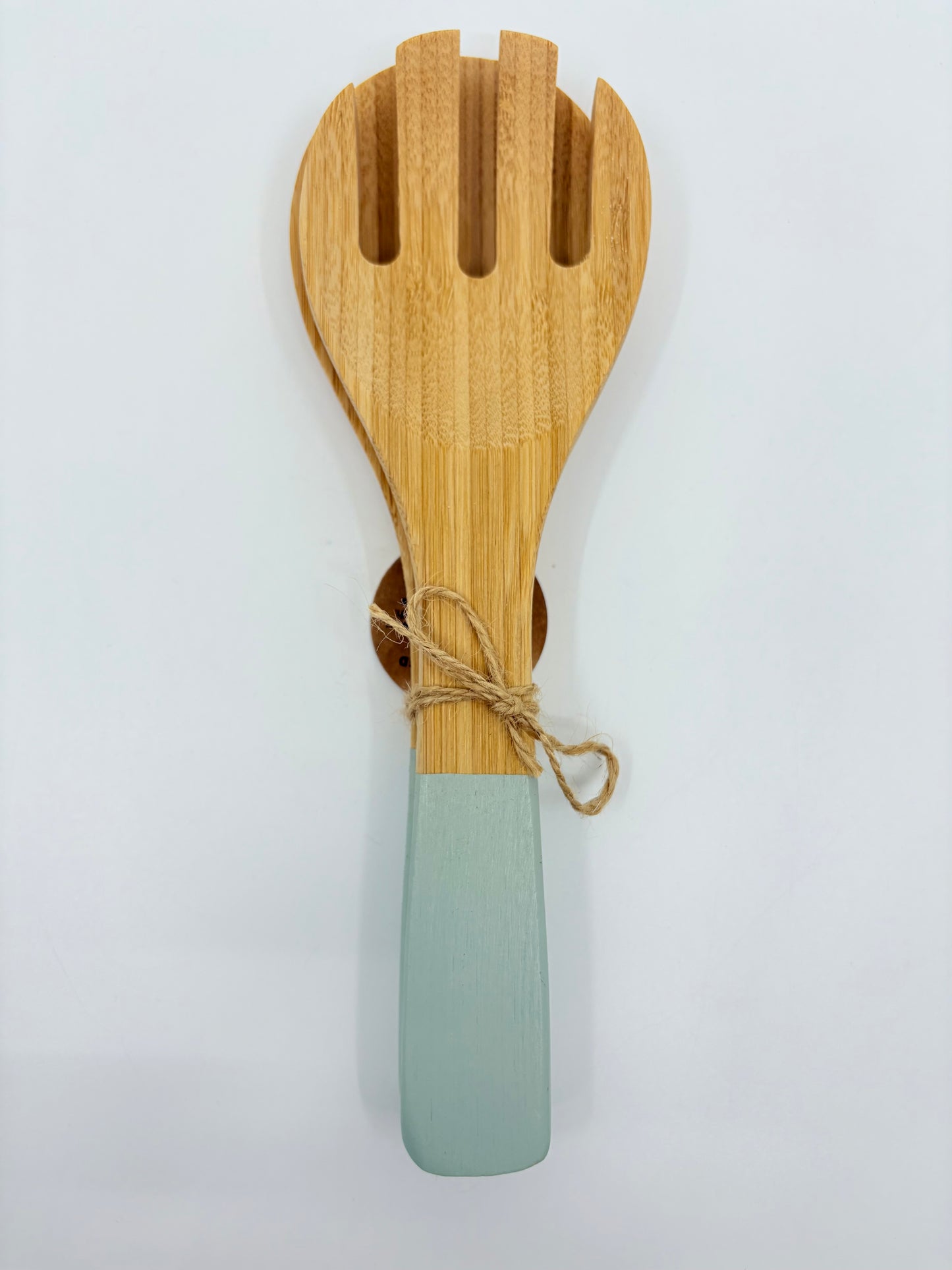 Casa Regalo Handcrafted Mango Salad Servers - 24x8cm