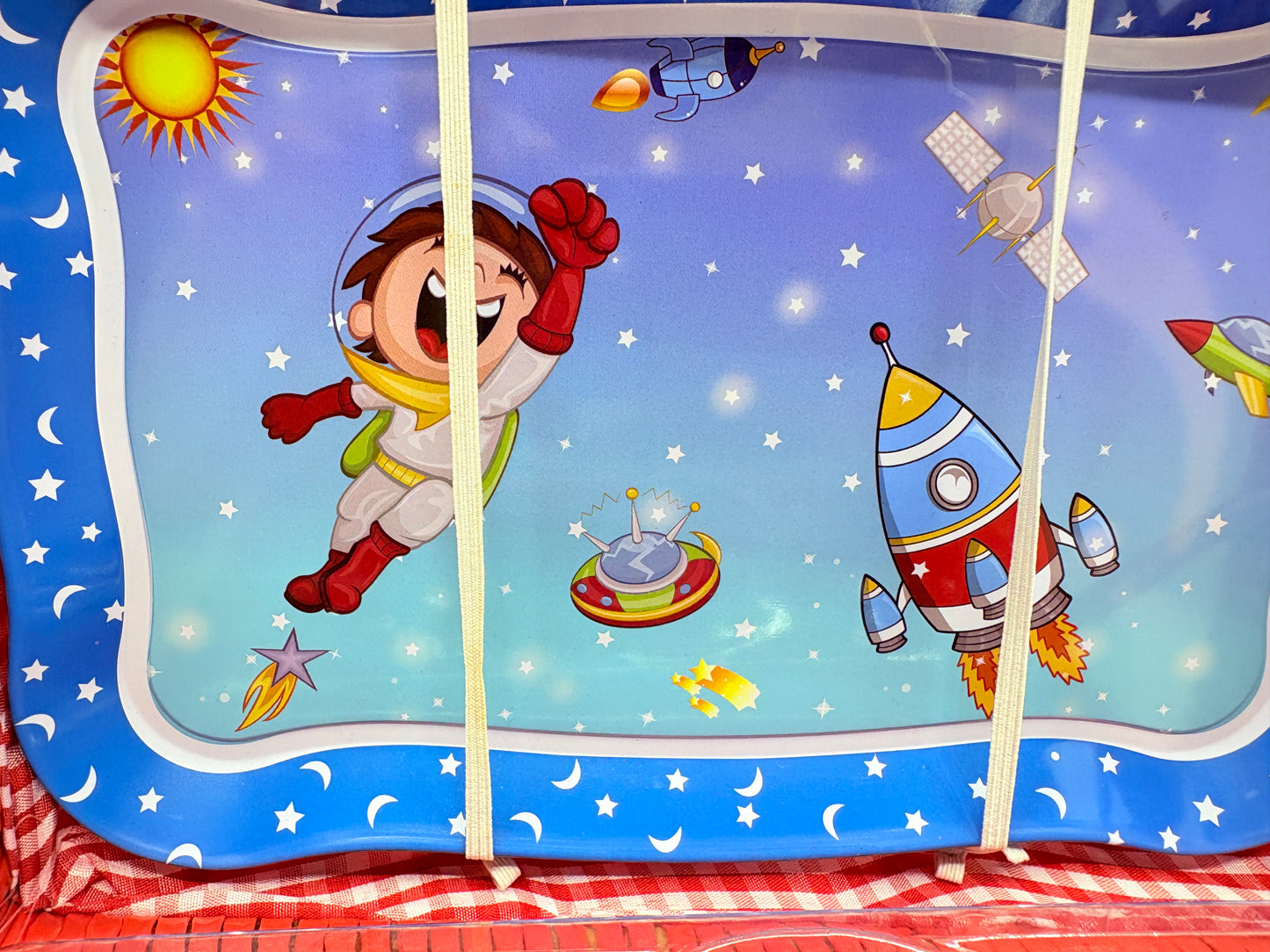 Children's Picnic Basket with Tin Tea Set - 15 pieces - 27x19x13cm
