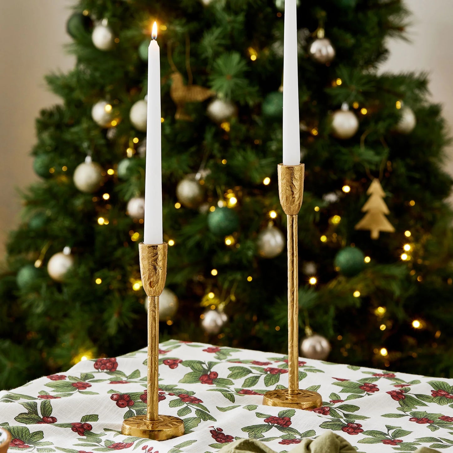 Eve Gold Candle Holder - Large - 30x7.5cm