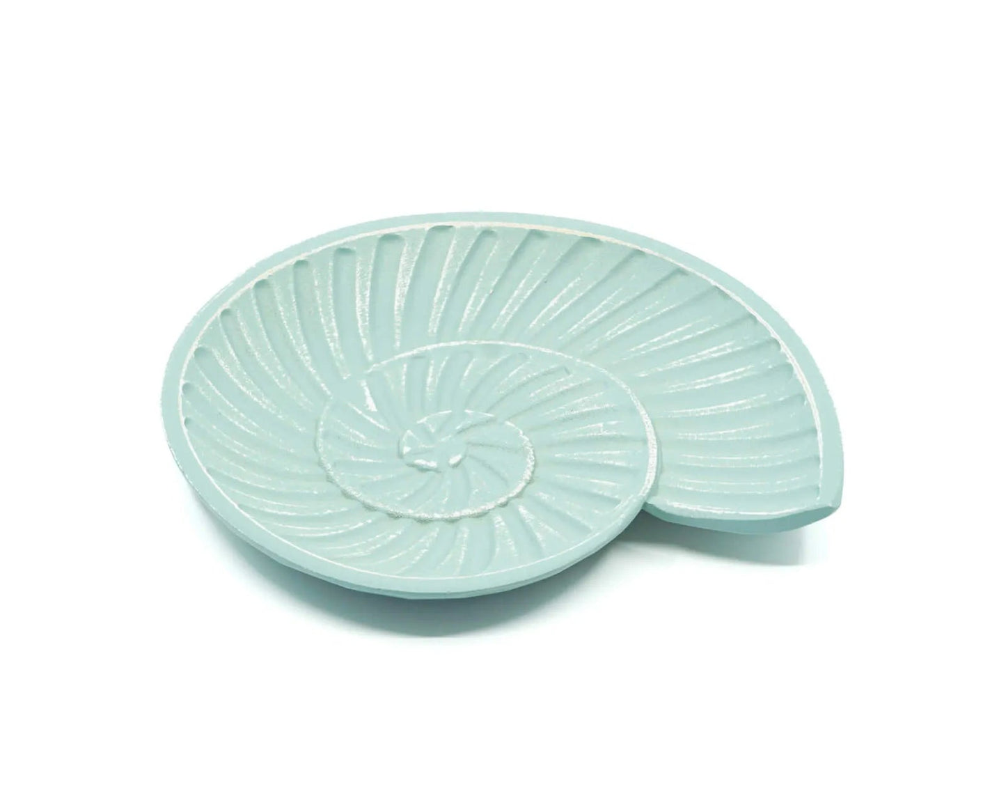 Harp Shell Trinket Tray - Sage - 23x20x2cm