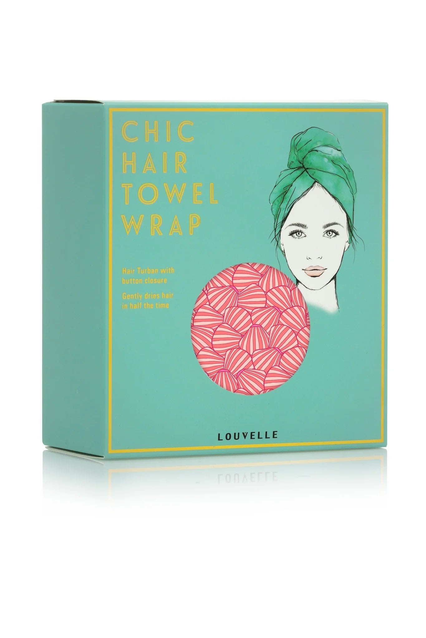 Louvelle Riva Hair Towel Wrap - Sweet Shells