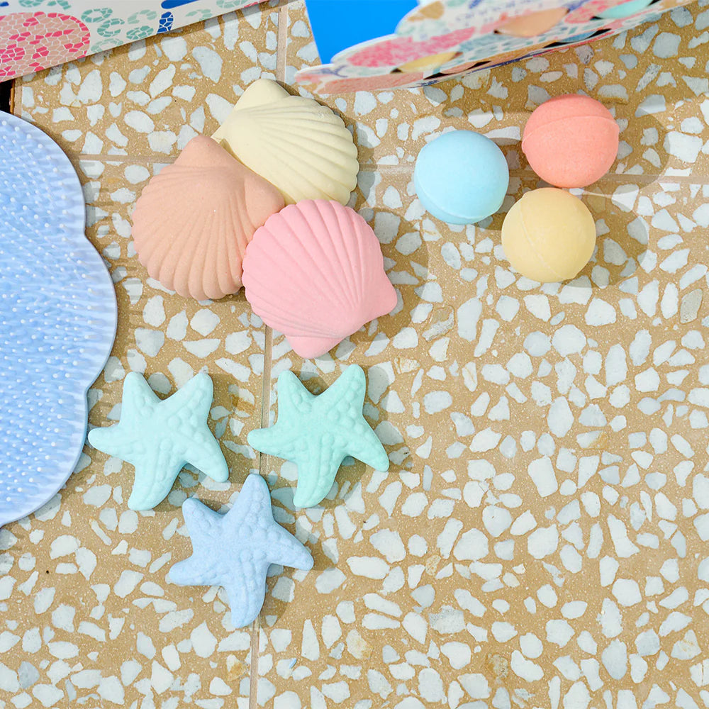 Annabel Trends Bath Fizzers - Shelly Beach Sea Pearls - 5x50g pieces