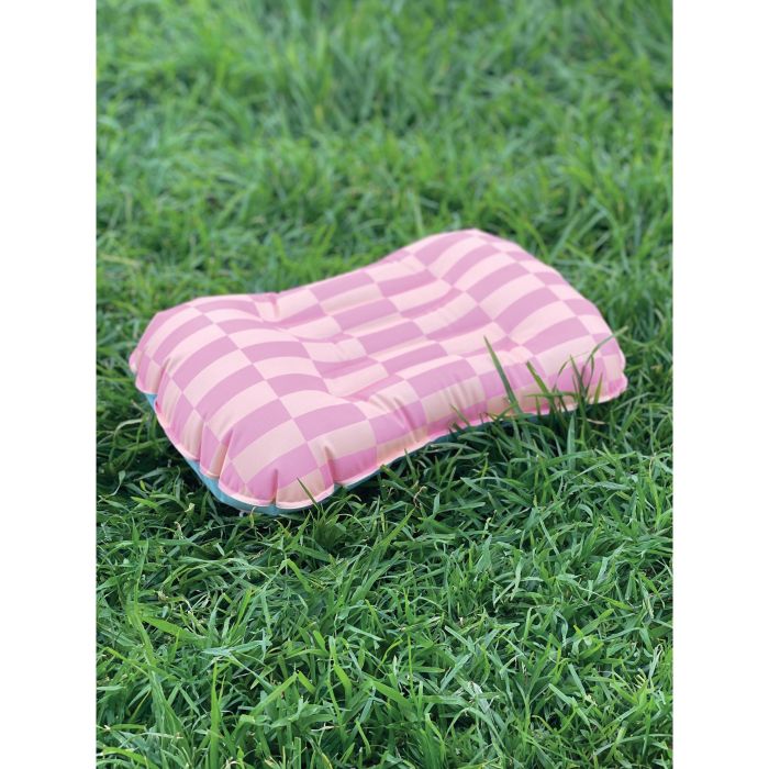 Eclectic Summer Beach Pillow - Squares - 44x28x10cm