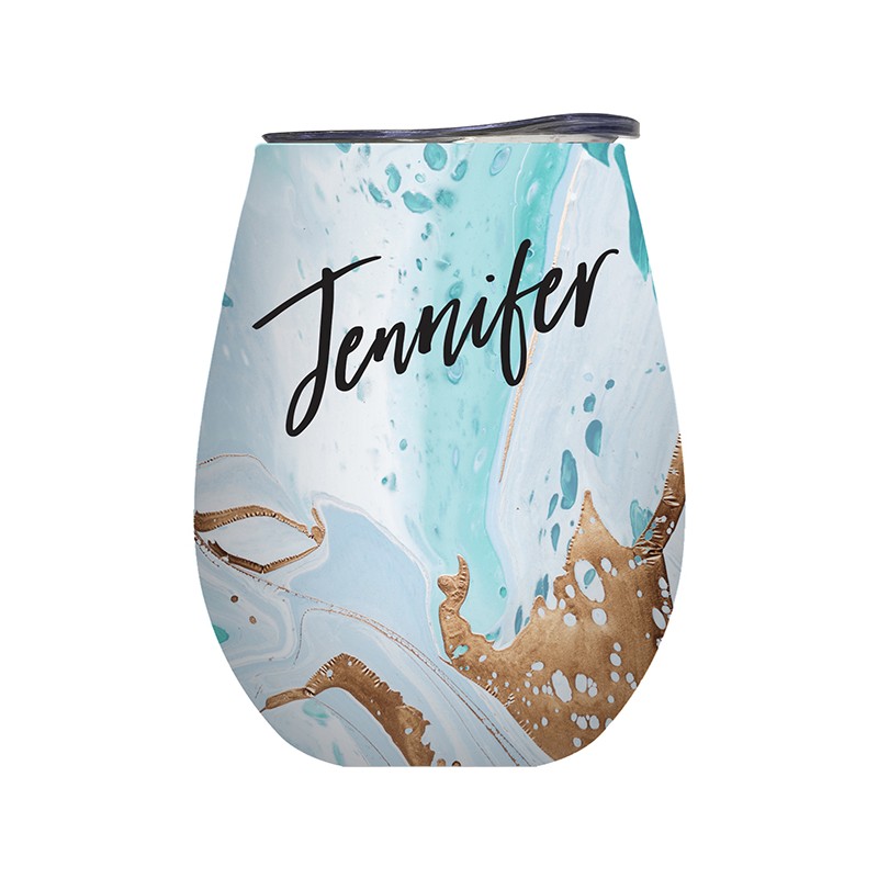 Lily & Mae On Cloud Wine Insulated Vacuum Sealed Stainless Steel Tumbler - Jennifer - 350ml